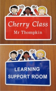 Character Office and Classroom Door Signs